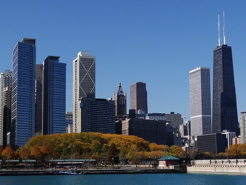 windy city chicago skyline